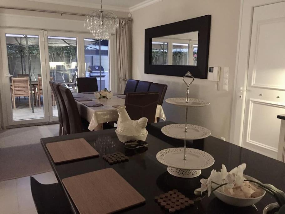 Villa Oleander Agios Nikolaos Loutra Edipsou ภายนอก รูปภาพ